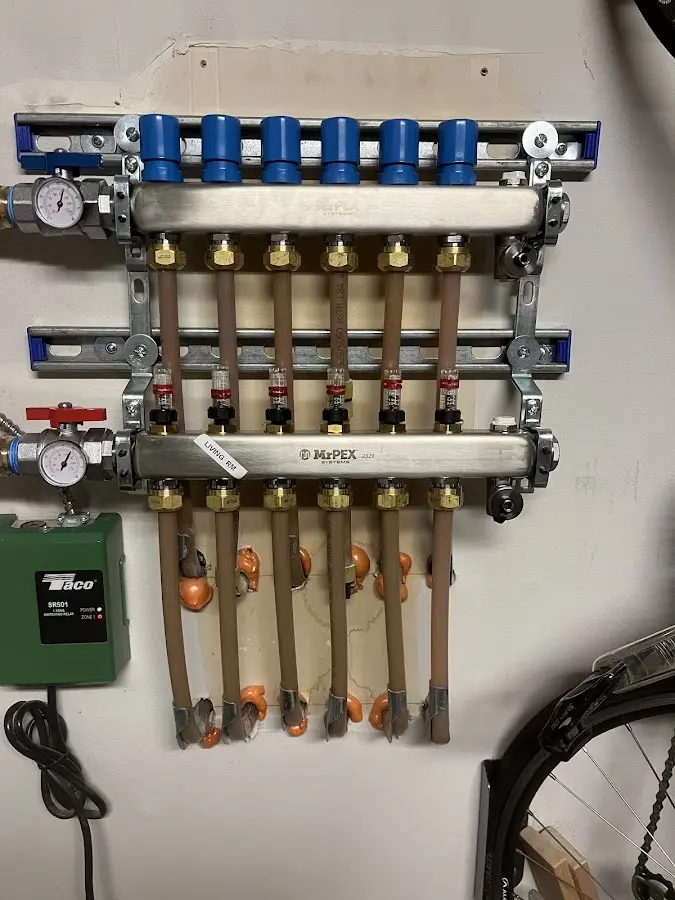 Plumber performing Gas Leak Detection at a residential property in St. Cloud